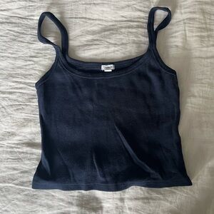 Navy Garage Tank Top